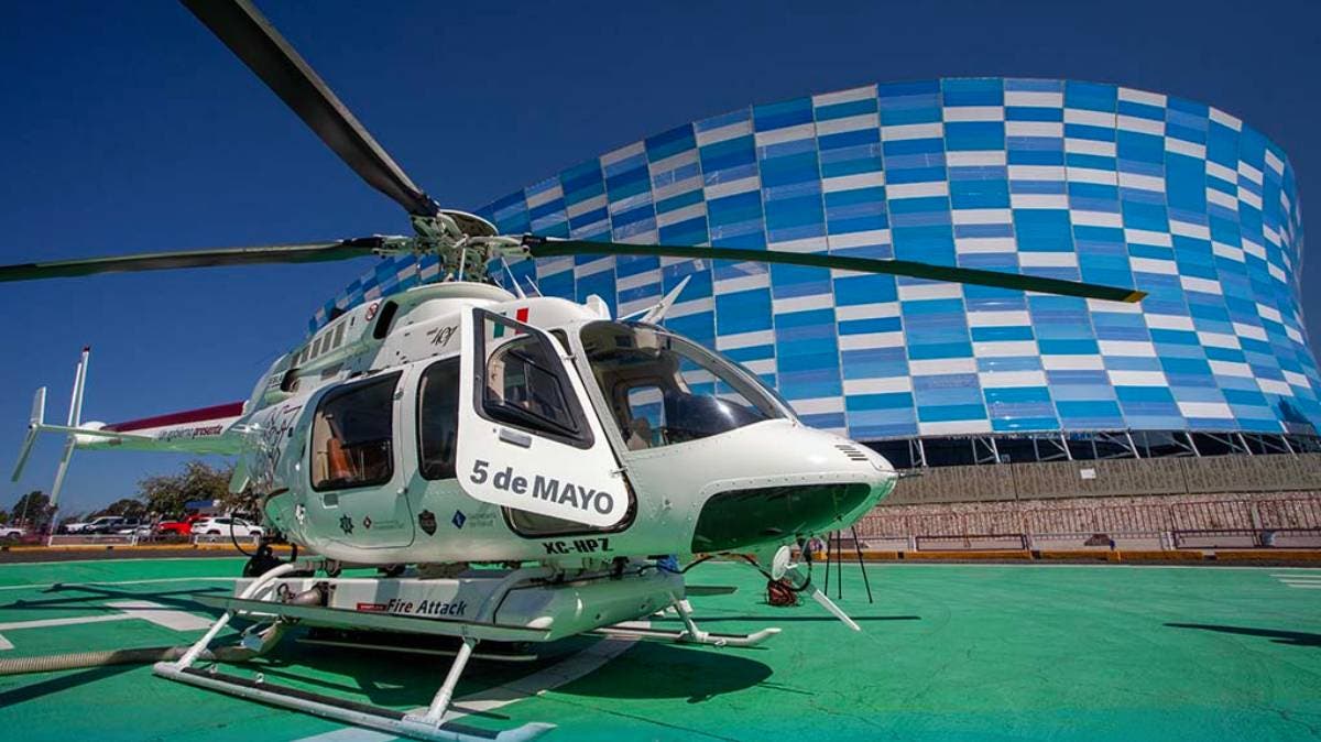 Puebla blindará helicópteros estatales con seguro millonario contra daños y secuestros