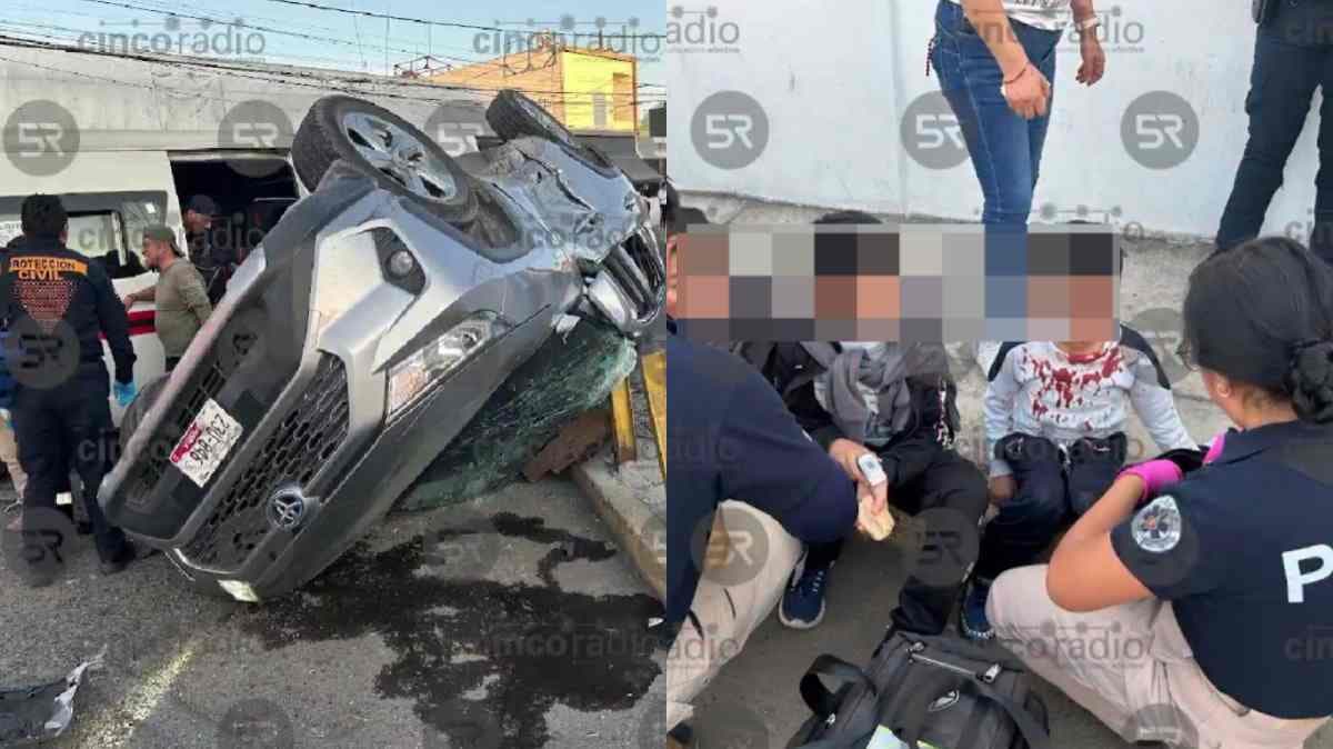 Accidente en Villas de San Alejandro deja ocho lesionados tras choque de camioneta y unidad de transporte público