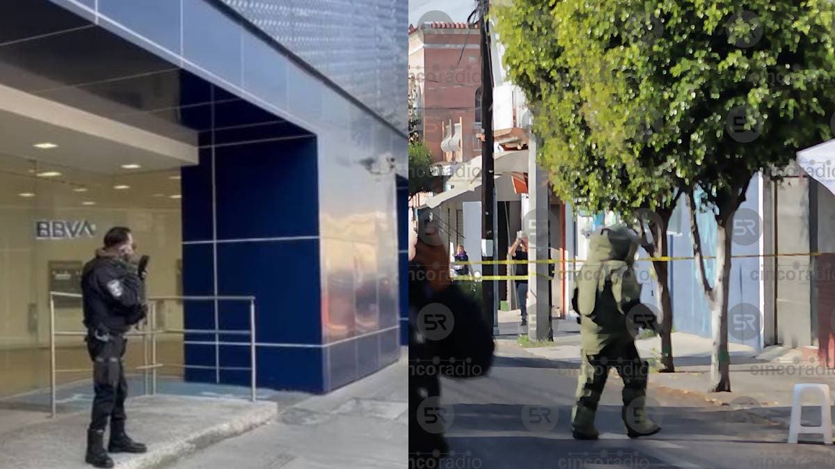 Alerta en Puebla: presunto artefacto explosivo moviliza a autoridades en sucursal BBVA