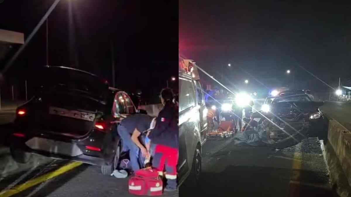 Conductor alcoholizado provoca choque y huye: termina contra muro en la Puebla–Atlixco