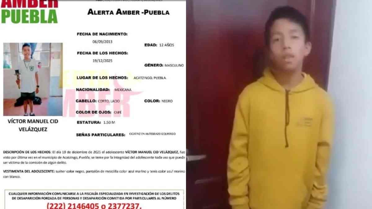 “No quiero que me regresen”: niño reportado como desaparecido en Acatzingo denuncia violencia familiar y pide ayuda a su madre