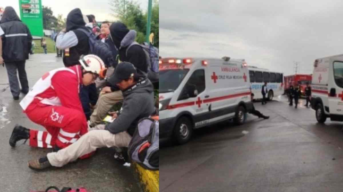 Carambola en la autopista Veracruz-Puebla deja 50 lesionados; cierre parcial de la vía