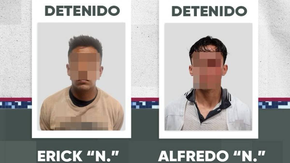 Alfredo N y Erick N, detenidos por robo y homicidio de mujer en la México-Puebla