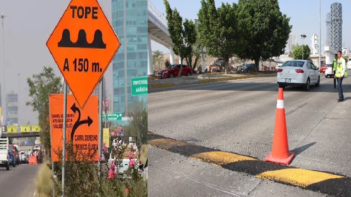 Adiós a los “Torettos” poblanos: colocan reductor de velocidad en punto crítico de Lomas de Angelópolis