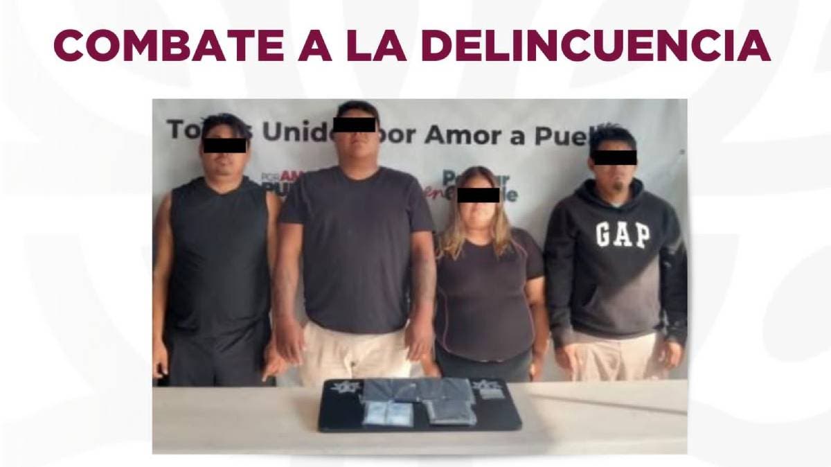 Policía de Tehuacán captura a peligrosa banda de secuestradores liderada por mujer