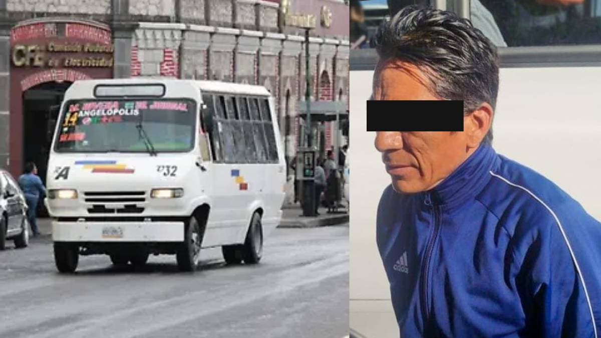 Detienen a presunto asaltante de transporte público en Puebla; tenía seis celulares robados