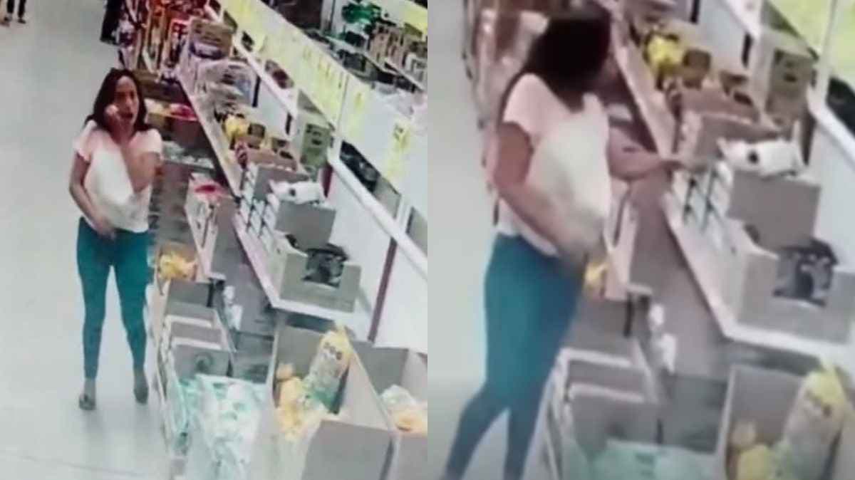 Mujer realiza “limpia” con huevo dentro de tienda 3B y lo devuelve al estante