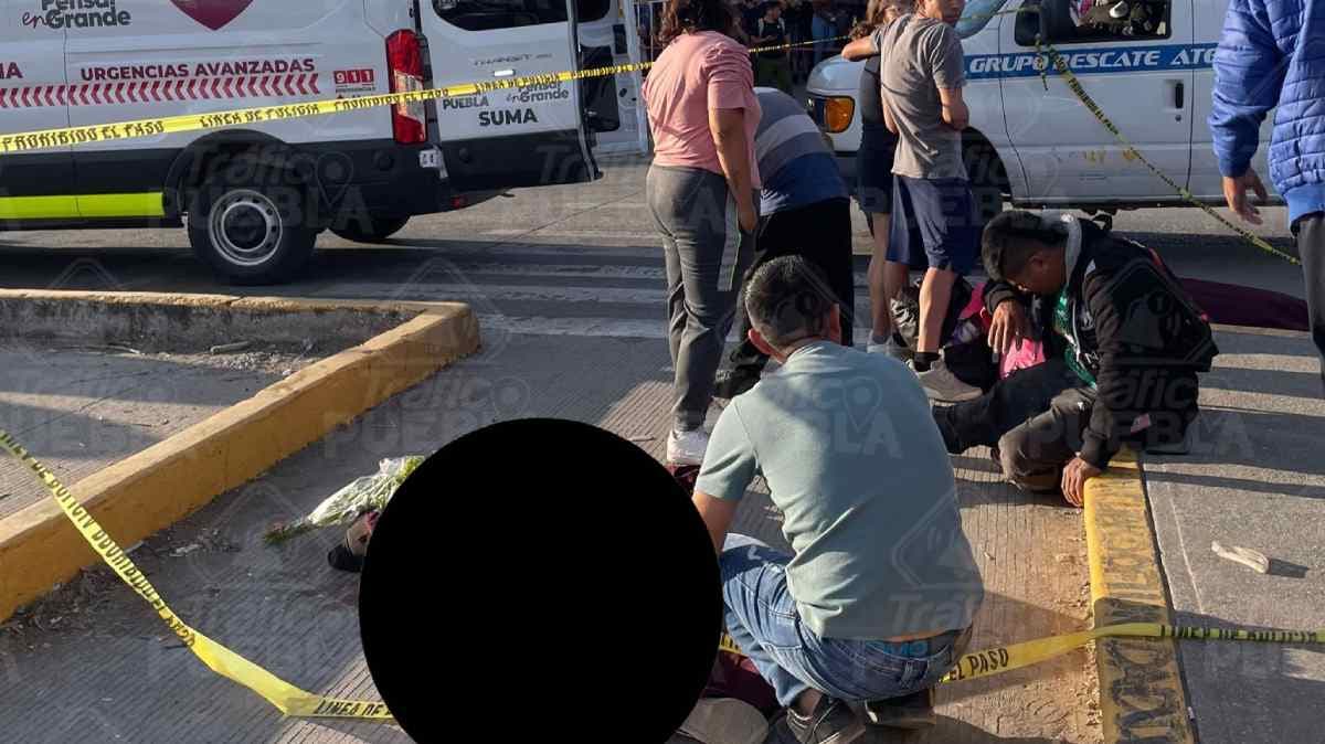 Confirman que mujer peatón provocó accidente mortal en 11 Sur y 145 Poniente en Puebla: dos mujeres y una niña fallecieron