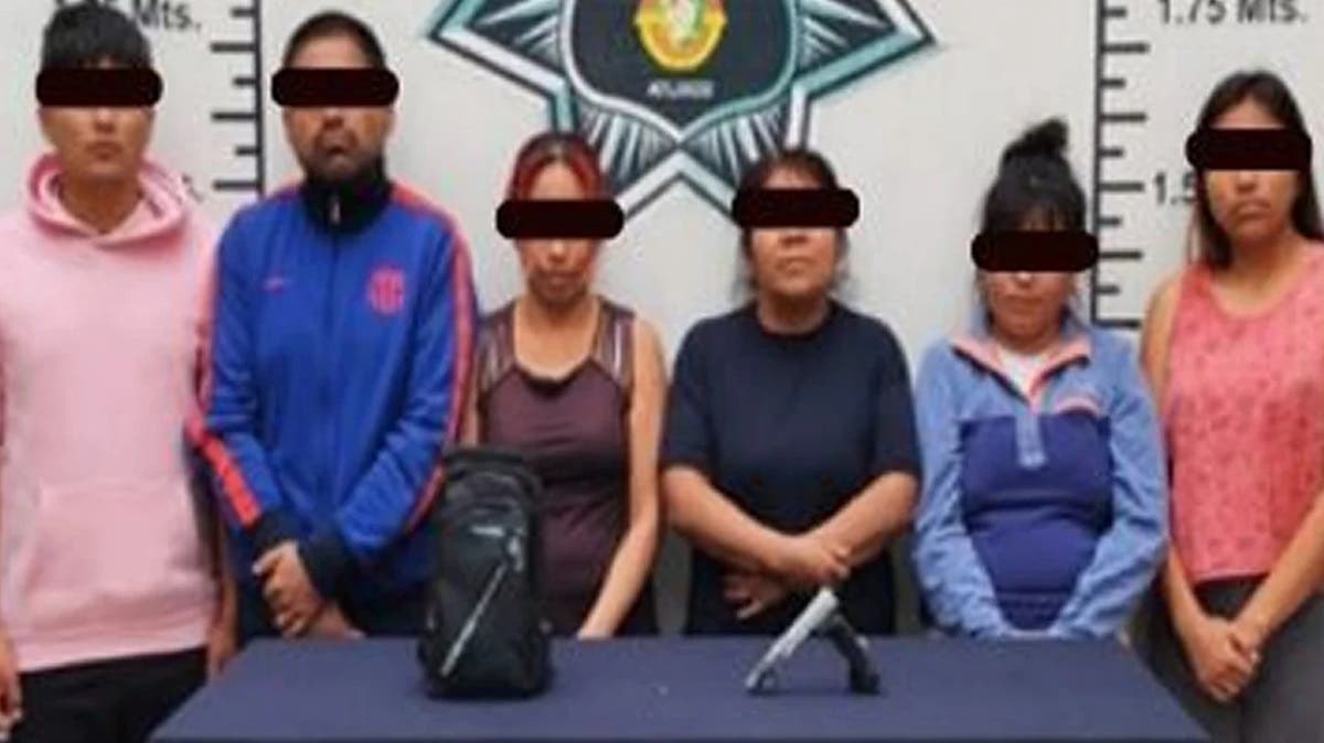 Persecución en Puebla termina con seis detenidos por portar un arma hechiza