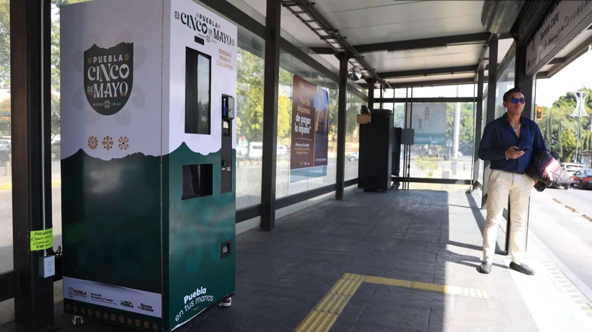 RUTA Puebla contará con 60 máquinas expendedoras 5 de Mayo