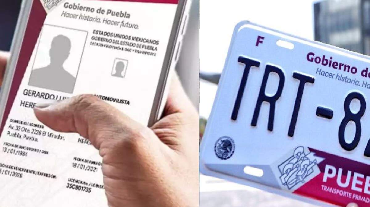 Golpe al bolsillo en Puebla: suben el control vehicular y el canje de placas en 2026