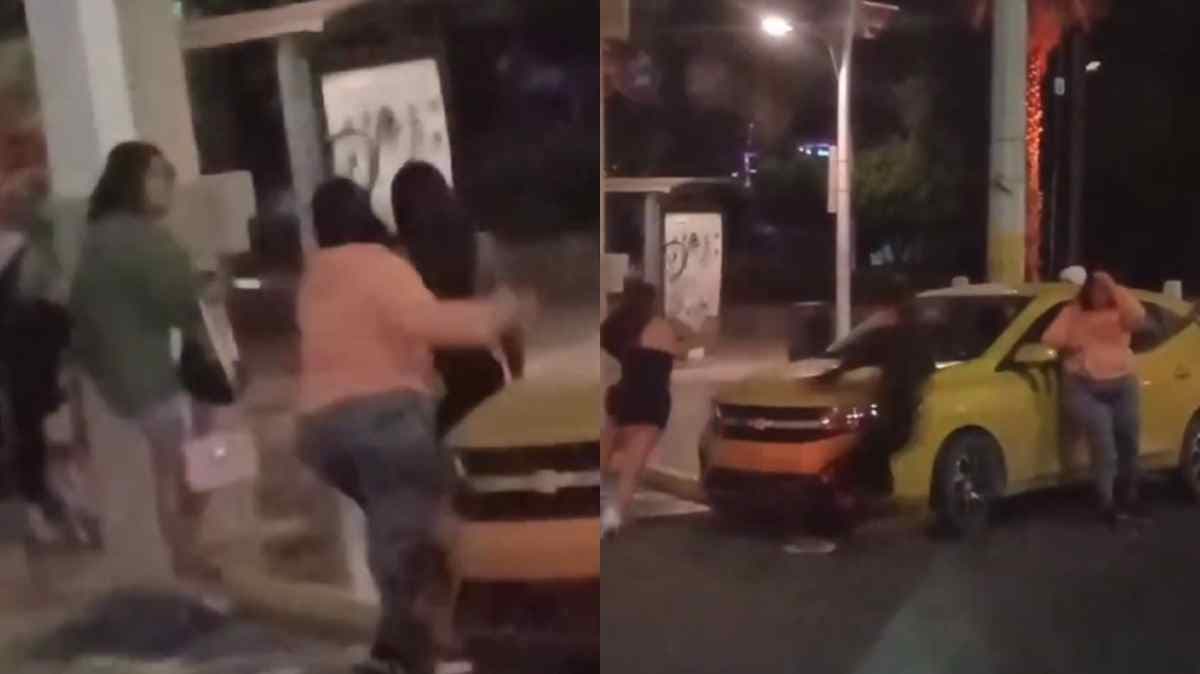 Riña en Avenida Juárez deja daños materiales y un vehículo huyendo en sentido contrario