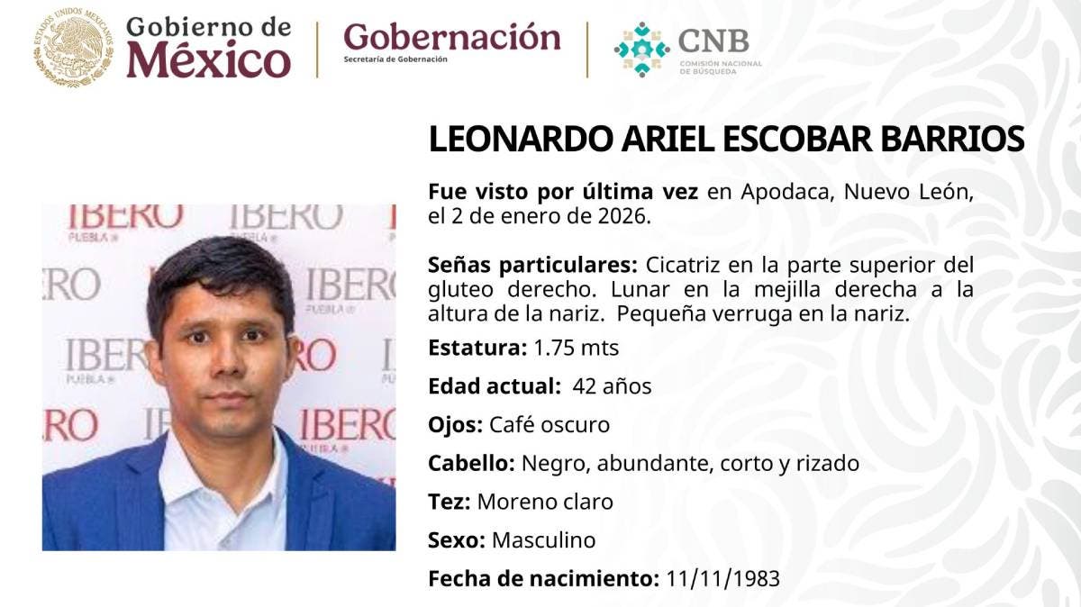 Ibero Puebla anuncia cierres: buscan a Leonardo Escobar, profesor desaparecido