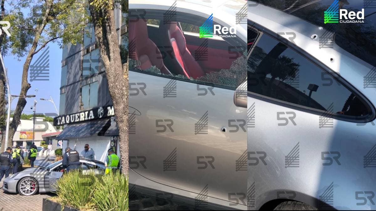 Balacera en bar de Avenida Juárez, Puebla: daños a vehículo de lujo