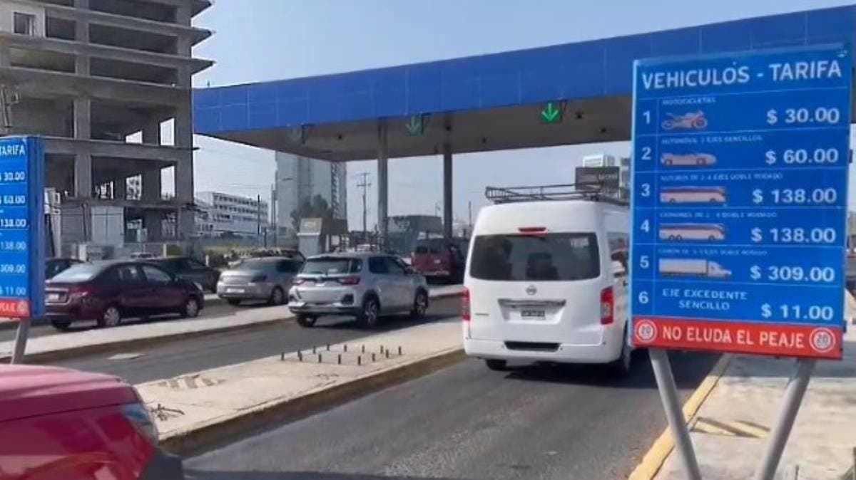 Sube el peaje en la Vía Atlixcáyotl: el trayecto Puebla–Atlixco ya cuesta más