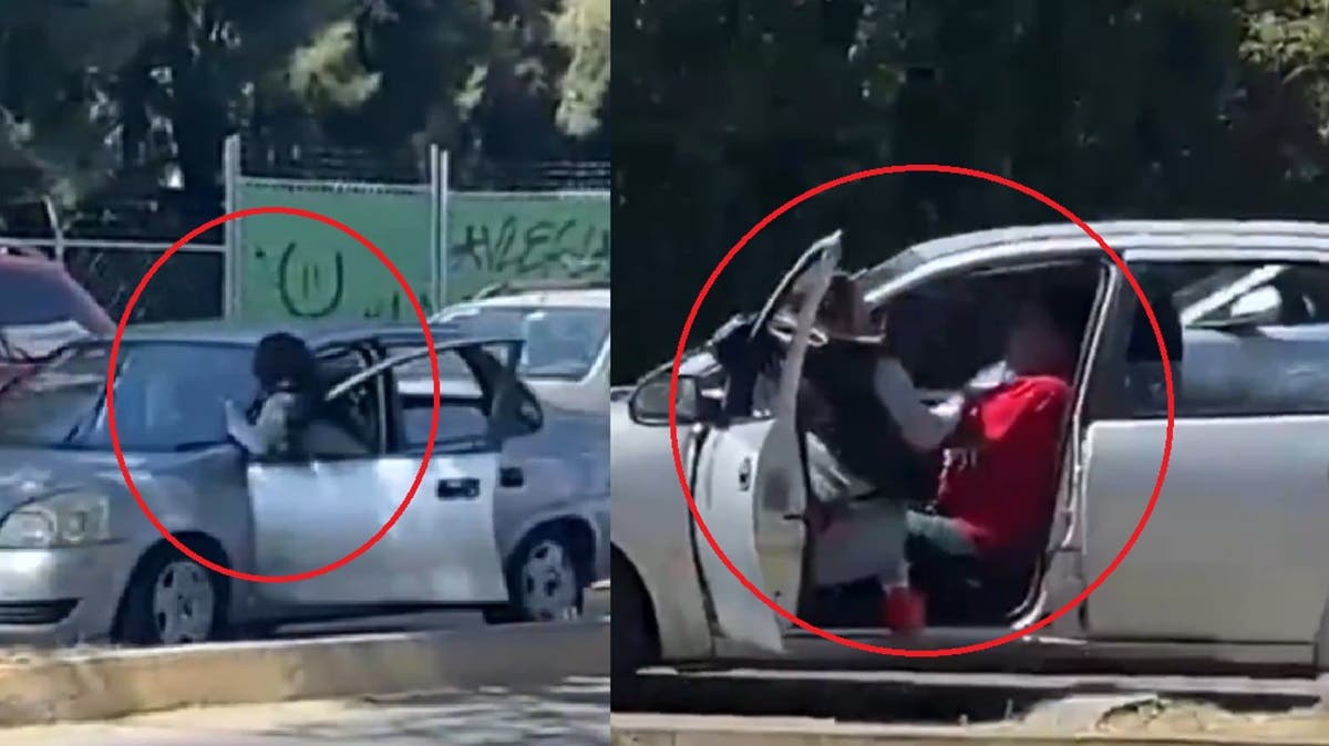 Indignante asalto en Puebla: arrastran a mujer para robarle su auto a plena luz del día (VIDEO)