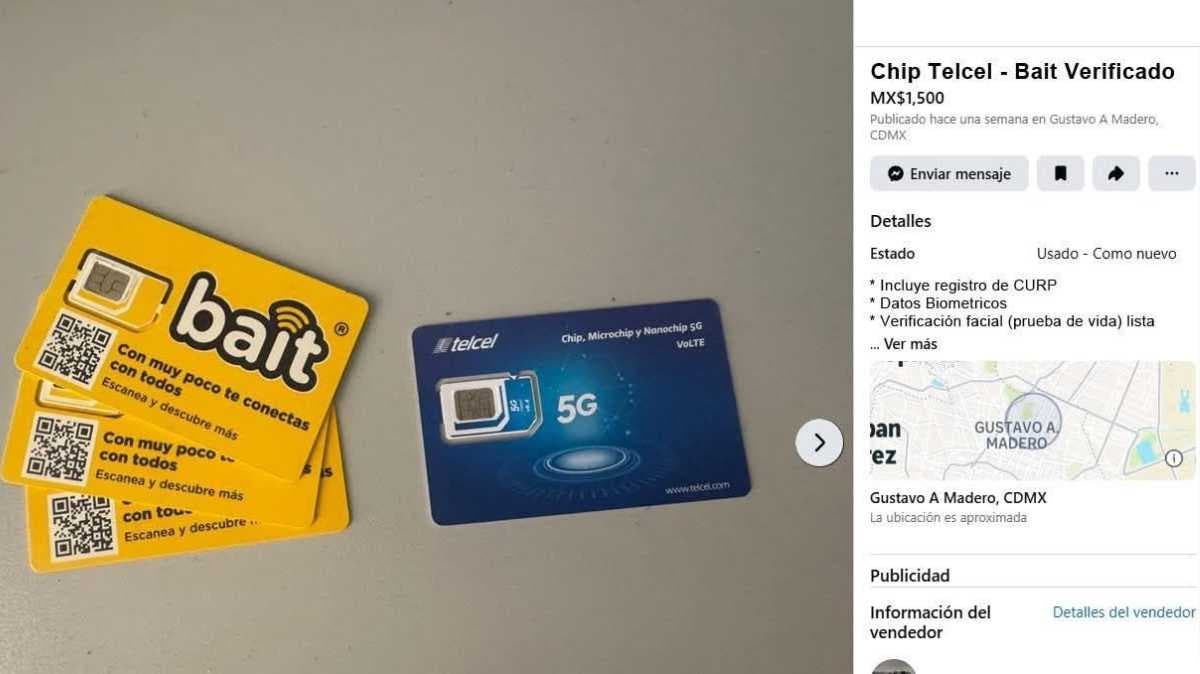 Mercado ilegal de chips ya registrados crece en Facebook tras obligación de registrar líneas