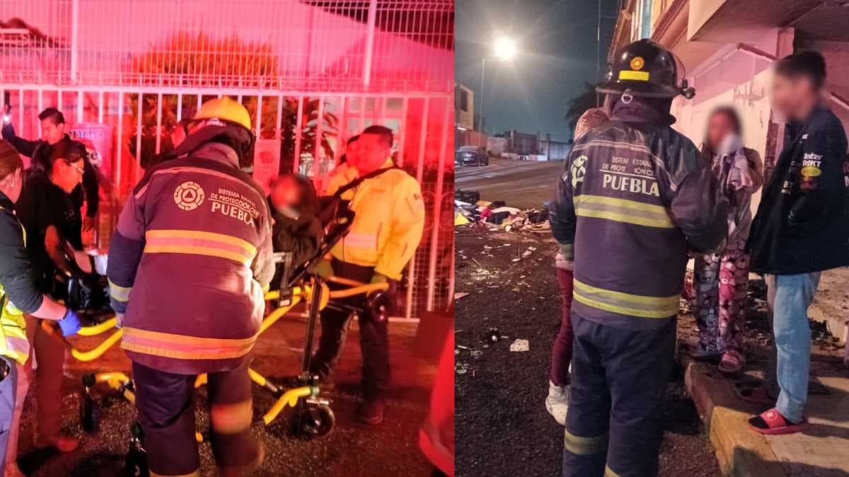 Explosión por acumulación de gas deja a una familia herida y parte de su casa dañada en La Loma