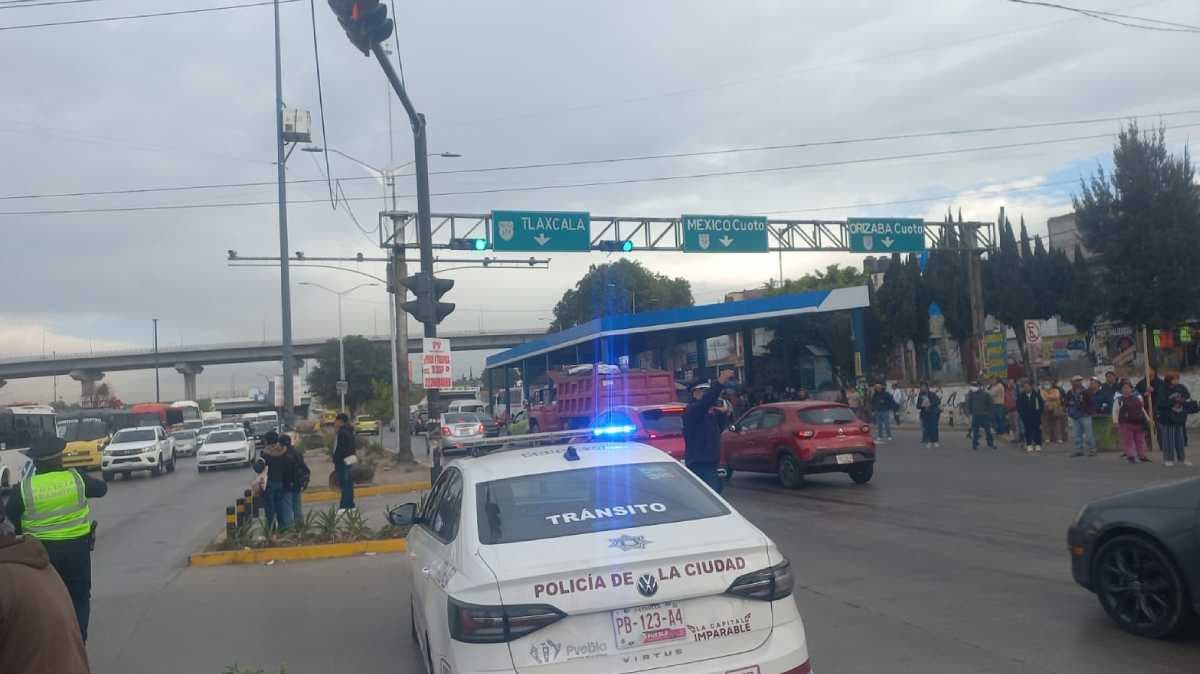 Puebla en alerta vial: manifestación de la 28 de Octubre afectará el tráfico en la autopista México–Puebla este 21 de enero