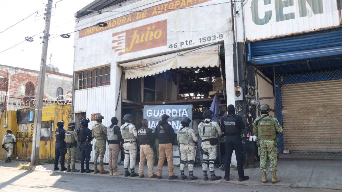 La 46 Poniente, foco de autopartes robadas, comercios bajo control según el Ayuntamiento de Puebla