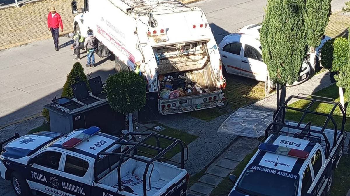 Hallan cuerpo de mujer en contenedor de basura en Coronango, Puebla