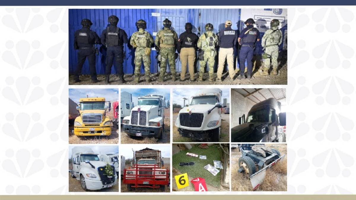 Golpe al robo de transporte pesado: recuperan tractocamiones robados en Tehuacán