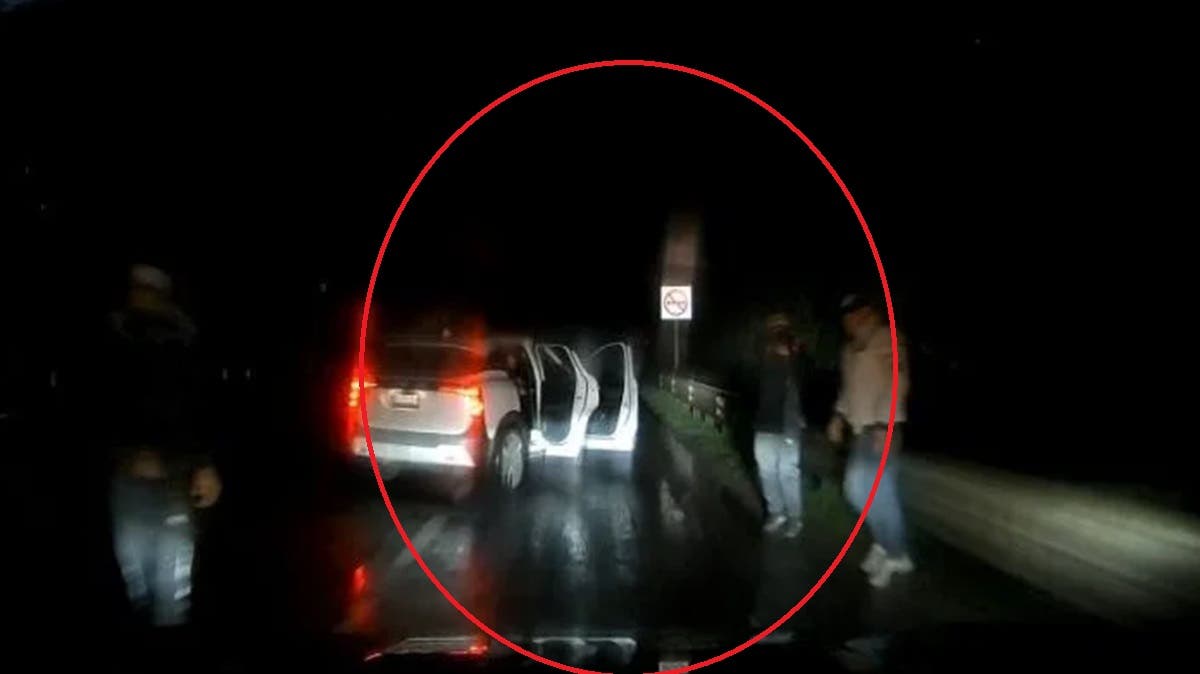 Alerta en carretera: falsos policías intentan asaltar a familia en la autopista México–Tuxpan