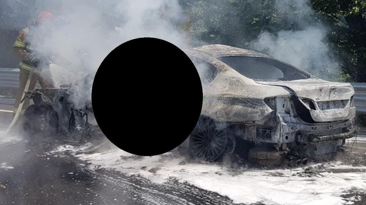 Viernes de terror en Puebla: hallan hombre calcinado dentro de un BMW incendiado en Calpan