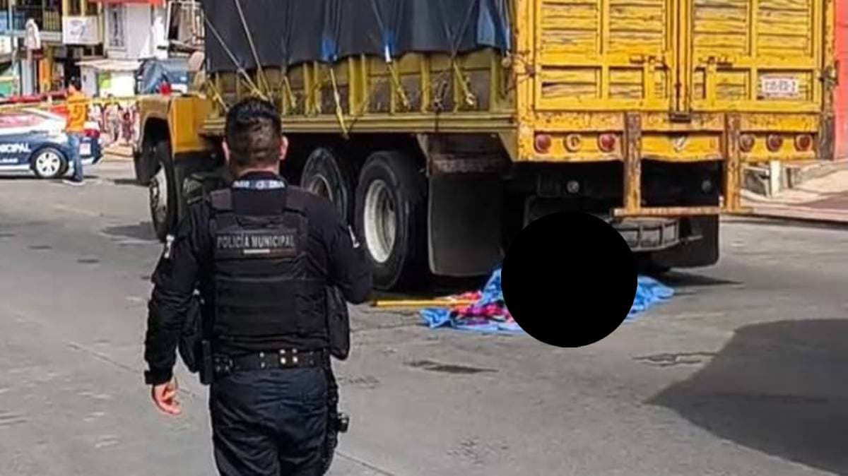 Conductor de empresa Metepori atropella y mata a hombre de 70 años en Teziutlán