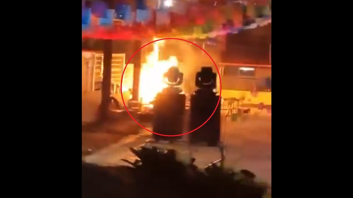 Otra explosión por fuga de gas en puesto de comida en feria de Puebla deja 10 lesionados, dos son menores