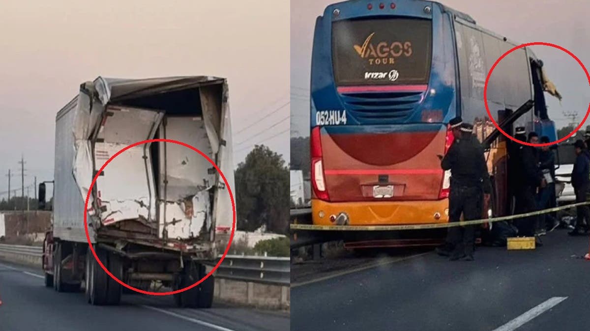 Fatal choque en la Orizaba-Puebla: muere chofer de autobús tras impactar con tráiler