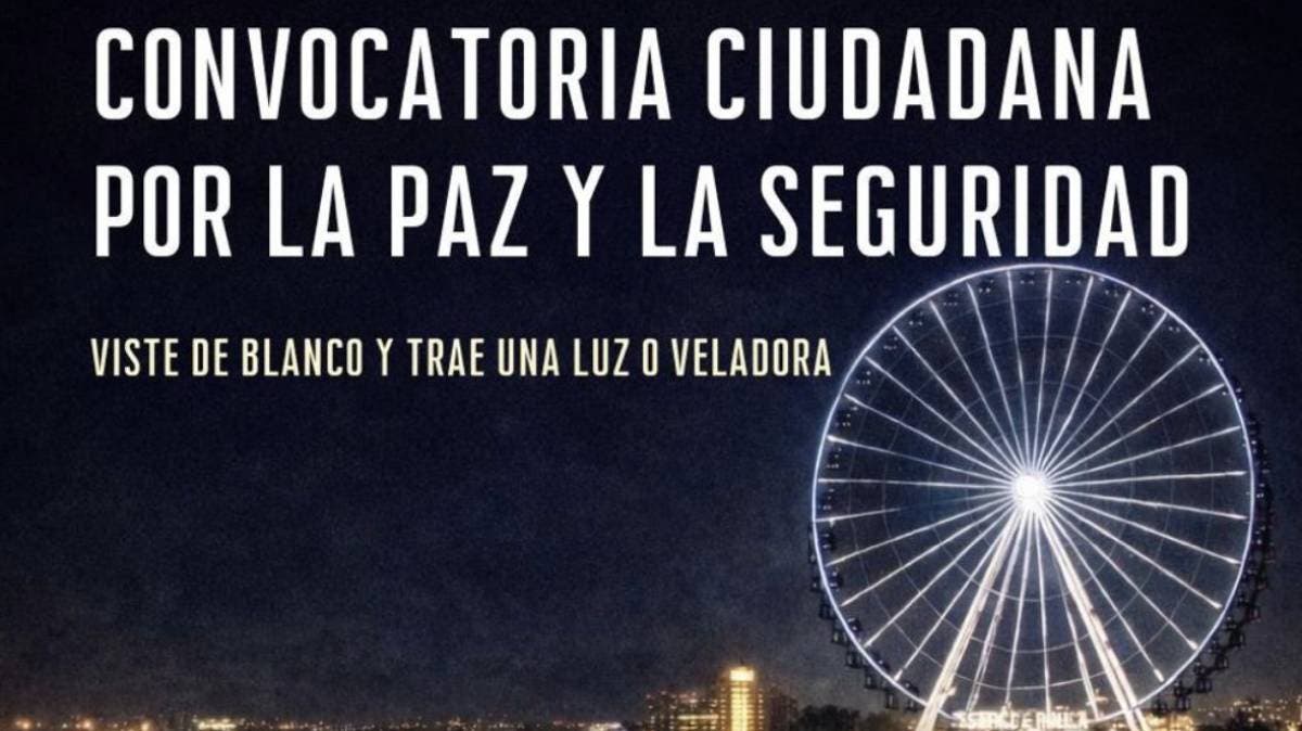 Gran Cadena por la Paz en Puebla: ciudadanos excluyen políticos e influencers