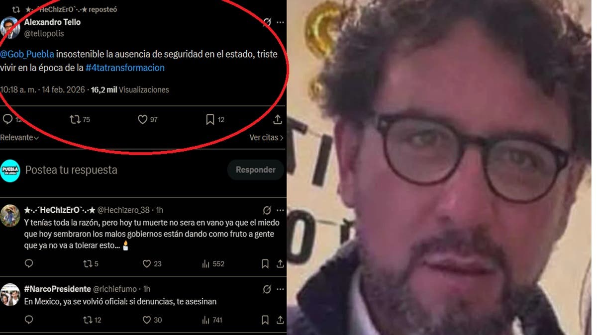 Denunció la inseguridad y días después apareció sin vida: el mensaje de Alexandro Tello que hoy sacude a Puebla