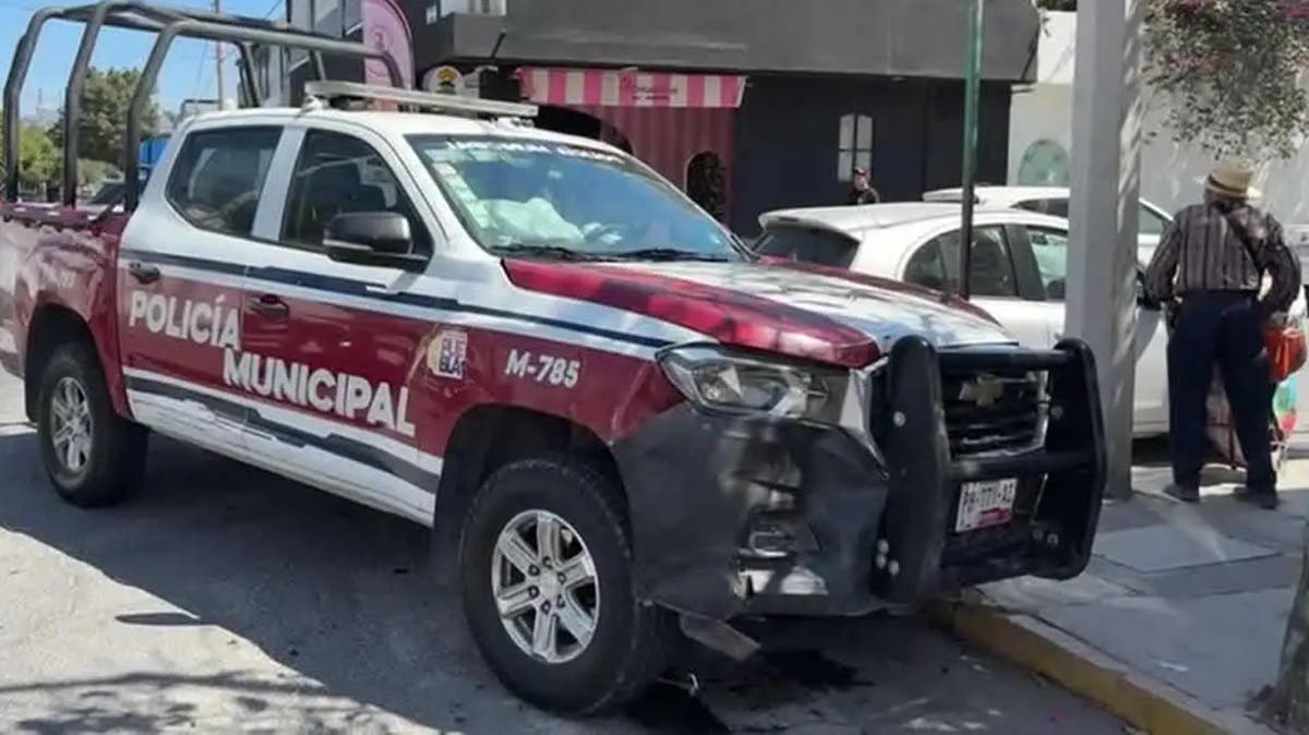 No respetó el alto y dejó dos policías heridos en Puebla