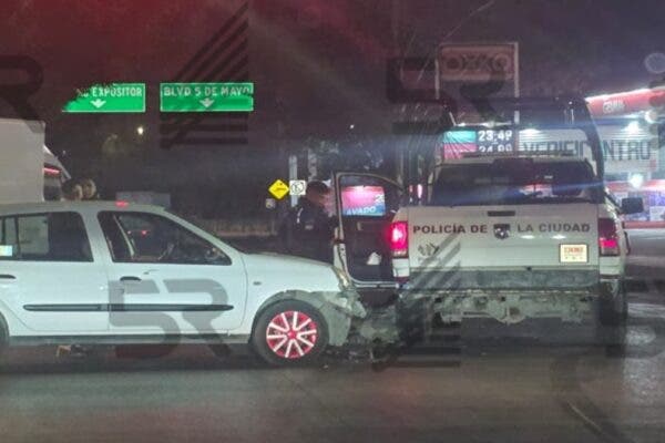 Otra patrulla choca en Puebla: accidente en Bulevar Norte se suma a serie de percances del fin de semana