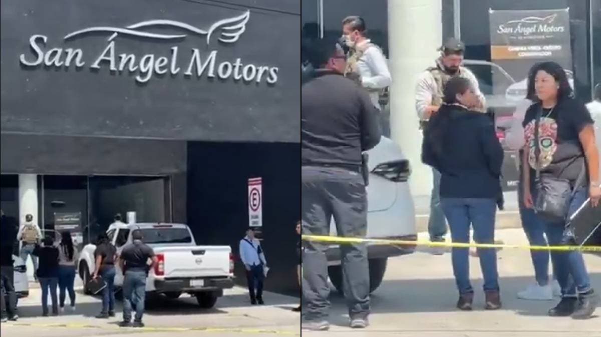 Fiscalía catea agencia automotriz en Puebla por presunta venta de vehículos con reporte de robo