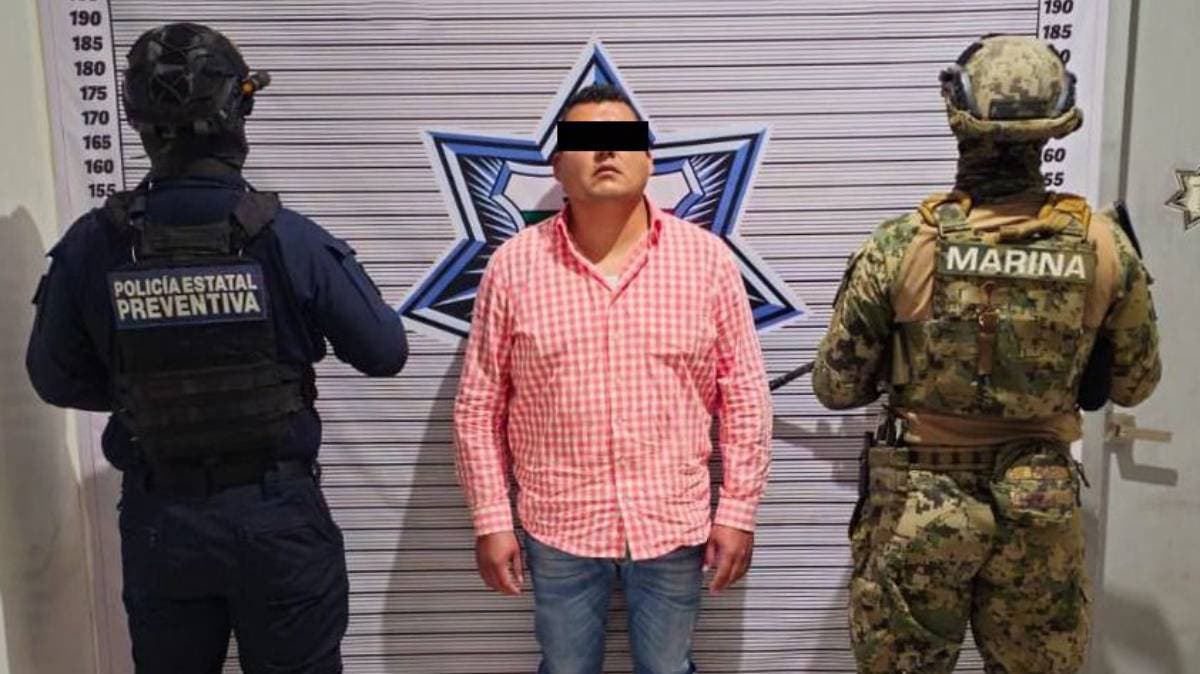 Cae “El Charro” en Puebla: detienen a presunto operador ligado a extorsiones en el Mercado Morelos