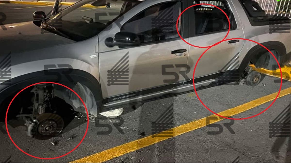 Robo de autopartes no se detiene en Puebla: vandalizan camioneta dentro del Parque Industrial FINSA
