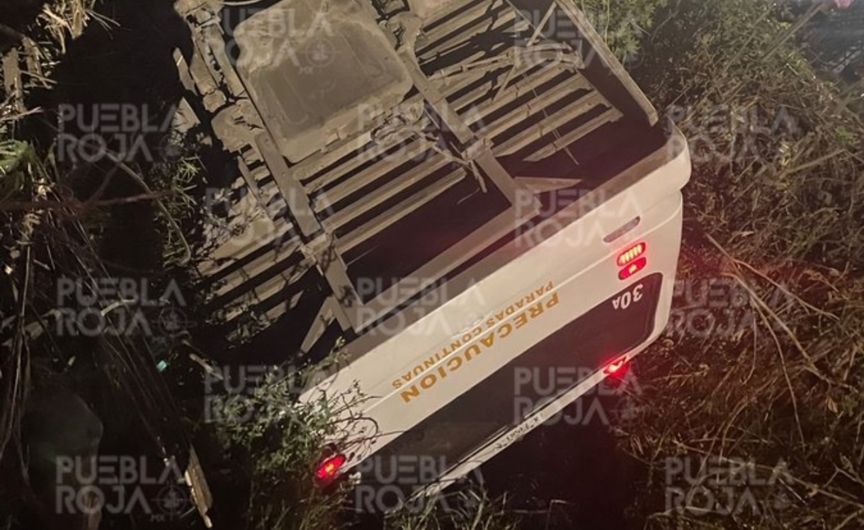 Camión de la Ruta 30 cae a barranca en Puebla: accidente sacude Misiones de San Francisco