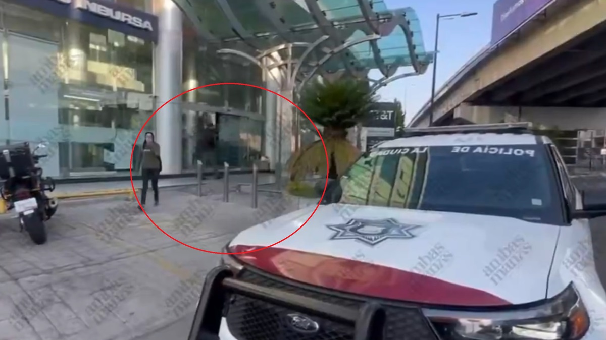 ÚLTIMA HORA: comando irrumpe en edificio de Inbursa en Puebla; fuerte operativo en Nueva Antequera