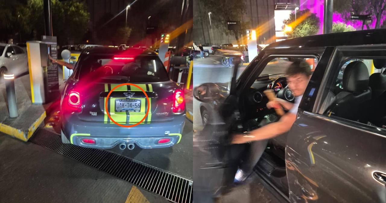 Terror en Parque Puebla: Conductor de Mini Cooper ataca con bate a camioneta