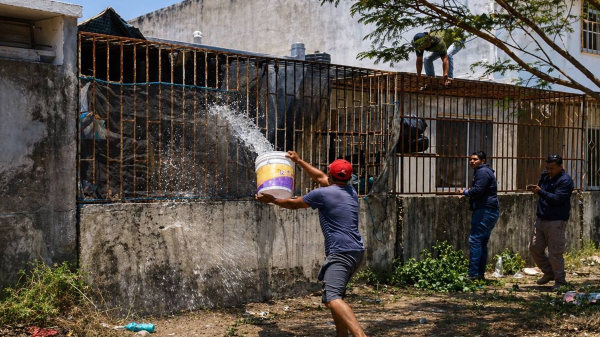 Joven enciende aire acondicionado por calor y su casa termina incendiada