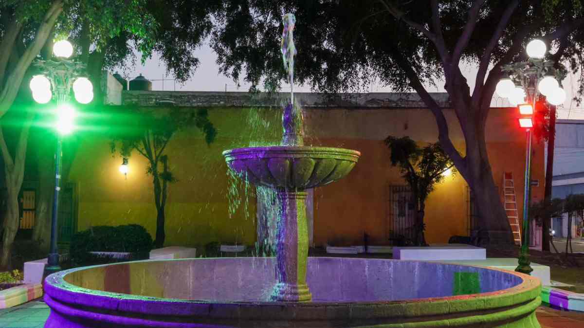 Con Fuentes que Brillan, Puebla devuelve luz y vida al parque Luis Donaldo Colosio Murrieta