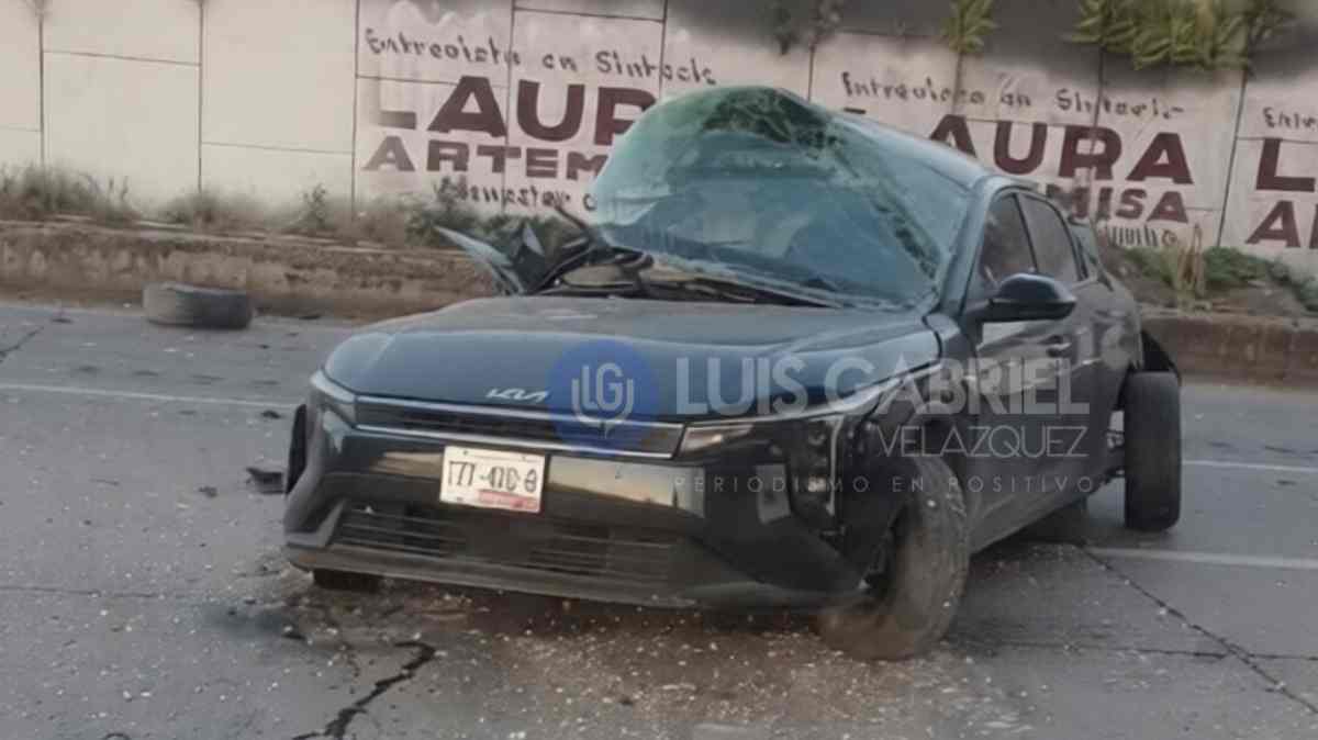Fatal accidente en la México-Puebla provoca caos vial en La María; reportan un muerto