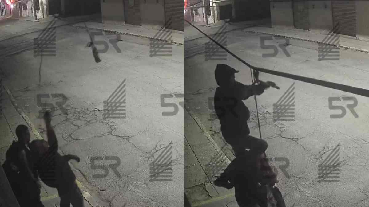 Captan robo de cableado en la colonia 20 de Noviembre; vecinos denuncian que los casos ya son constantes