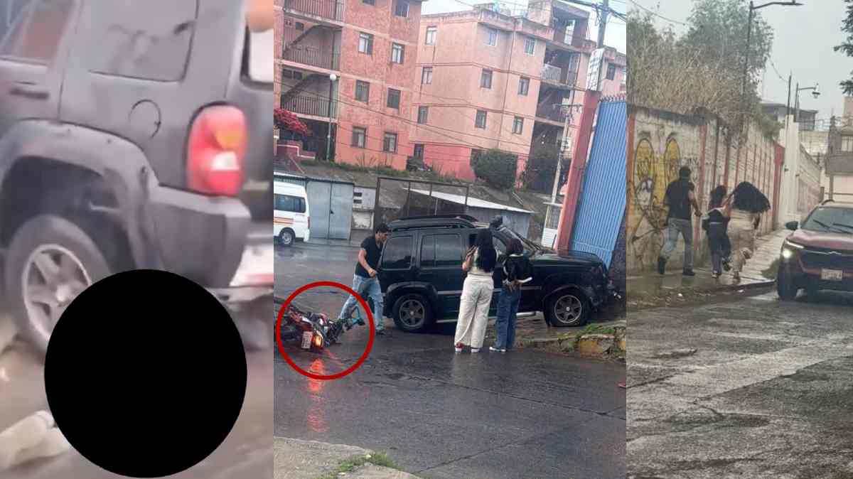 Atropellan a motociclista en Texmelucan; responsables huyen y abandonan camioneta, la víctima murió horas después