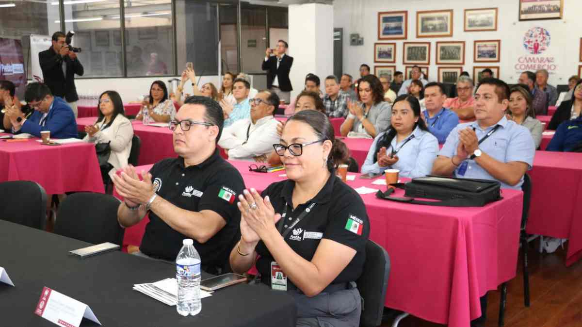Puebla impulsa estrategia de gestión de riesgos en empresas e industrias junto a CANACO