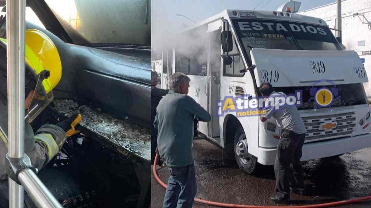 Ruta 19 se incendia en movimiento en zona de Los Estadios; ciudadanos ayudan a controlar el fuego en Puebla