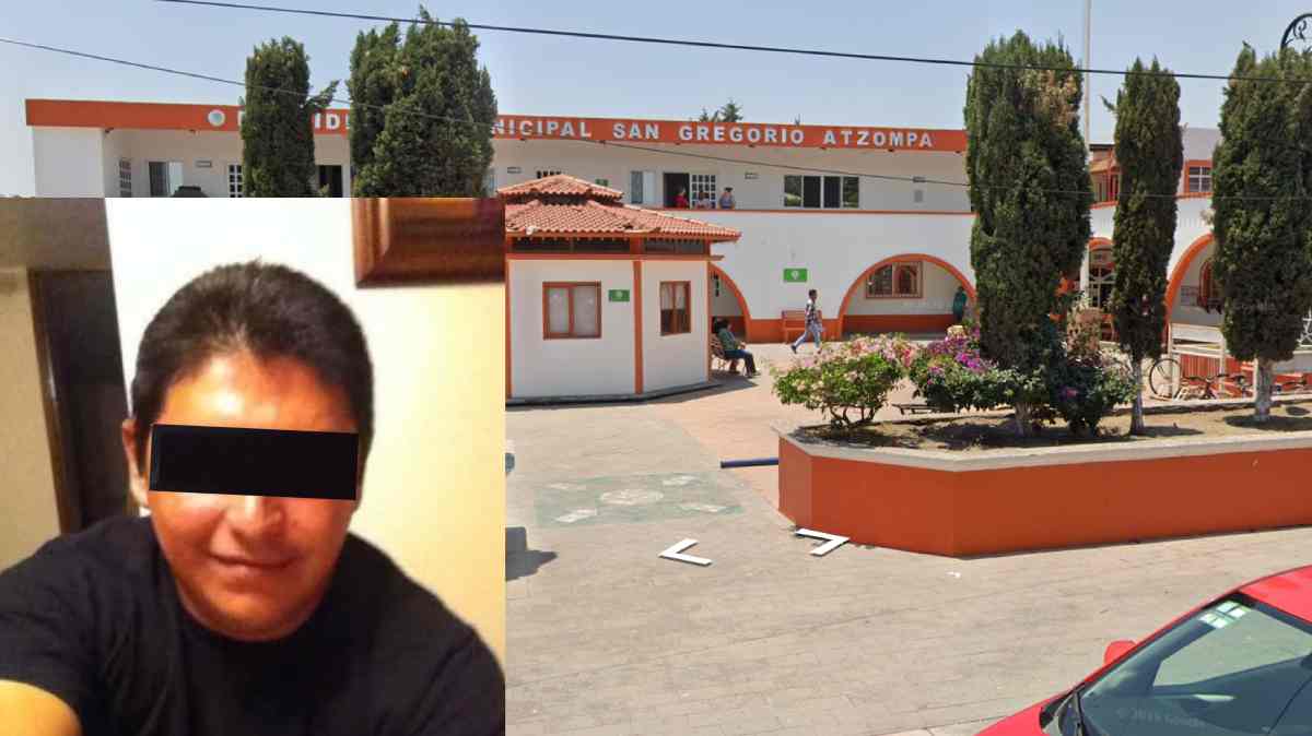 Detienen a coordinador de Policía de San Gregorio Atzompa acusado de acoso a madres de familia en escuela