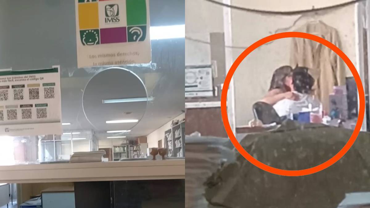IMSS Puebla abre investigación tras video viral de trabajadores echando pasión en clínica 6 durante horario laboral